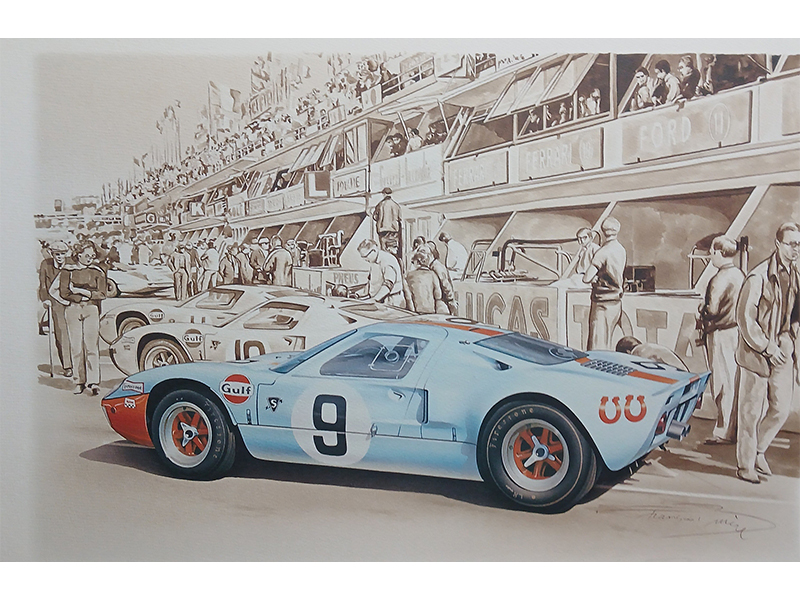 19. Le Mans 1954 Limited Edition Print for website