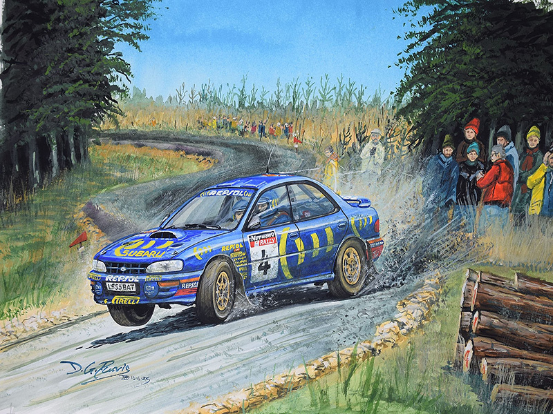 53 Colin McRae Subaru 1995 RAC Rally winner - David Purvis