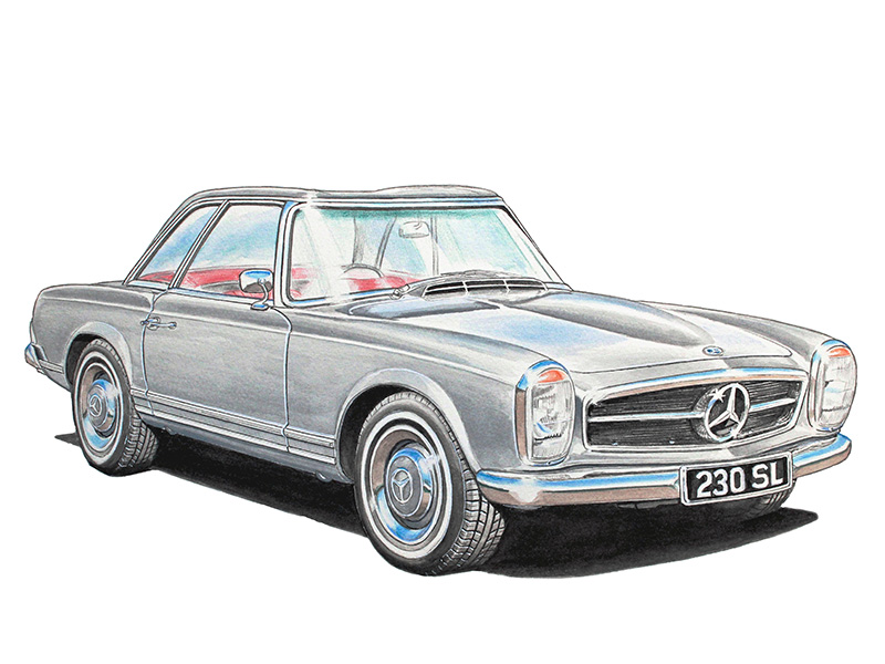 69 Mercedes-Benz SL Pagoda - Phil Lightman