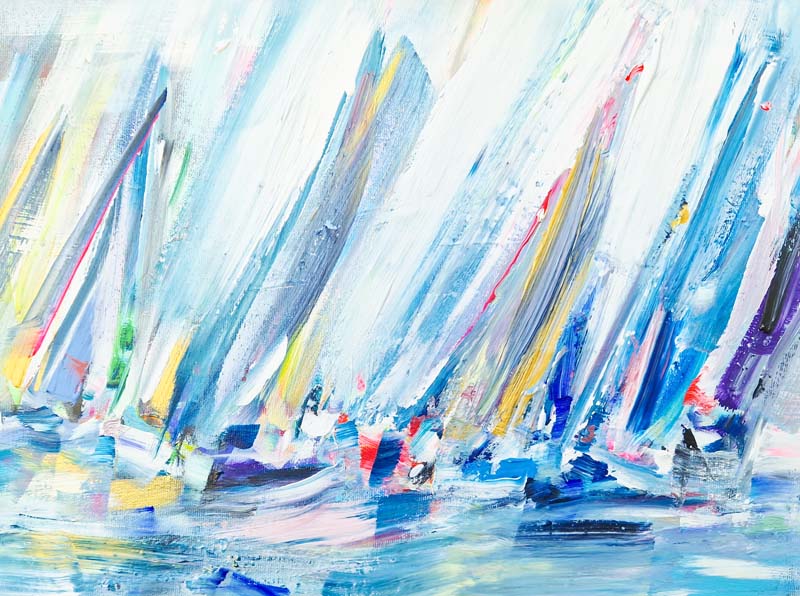 Jacquie Turner ref 1002 Race Night (300 mm x 400 mm)