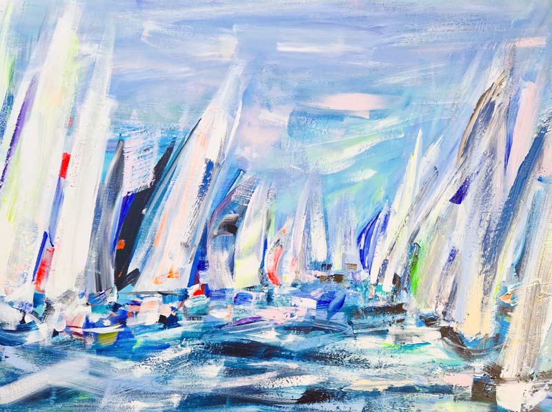 Jacquie Turner ref 1003 Race Night 2 (455 mm x 610 mm)