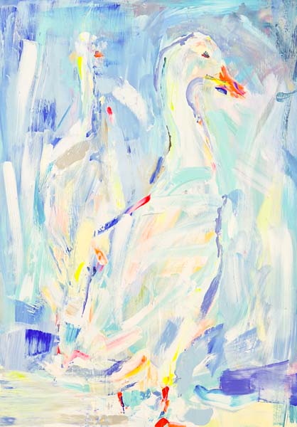 Jacquie Turner ref 1004 Indian Runner Ducks (420 mm x 300 mm)