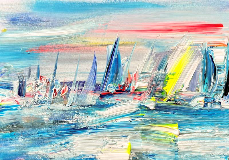 Jacquie Turner ref 1015 The Yellow Sail (255 mm x 359 mm)