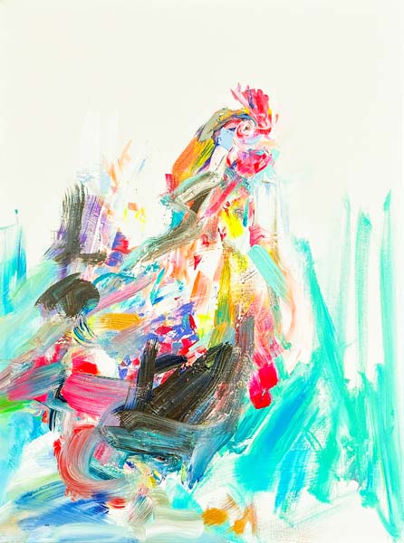 Jacquie Turner ref 1033 Chicken 2026 (457 mm x 610 mm)