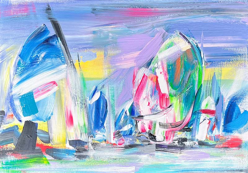 Jacquie Turner ref 1037 Spinnaker Run (297 mm x 420 mm)