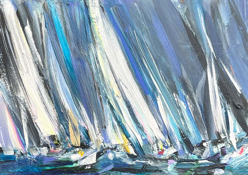 Jacquie Turner ref 1038 Rounding the Mark 9 (255 mm x 359 mm)