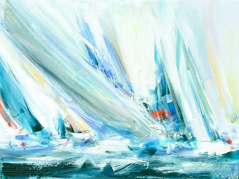 Jacquie Turner ref 1042 Start Line - Spring Series (305 mm x 407 mm)