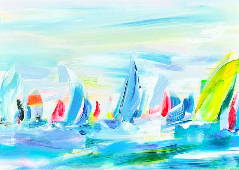 Jacquie Turner ref 1043 Solent Race (255 mm x 359 mm)