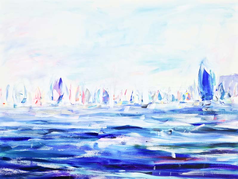 Jacquie Turner ref 953 Round The Island Race (1020 mm x 760 mm)