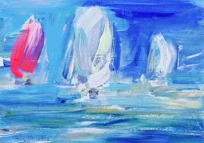 Jacquie Turner ref 963 3 Spinnakers (297 mm x 420 mm)
