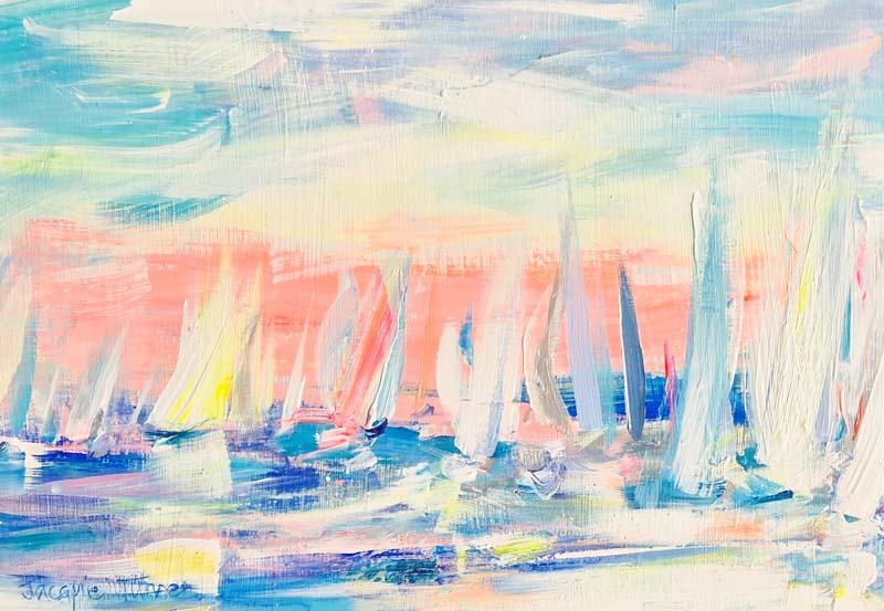 Jacquie Turner ref 991 Summer Race 9 (300 mm x 420 mm)