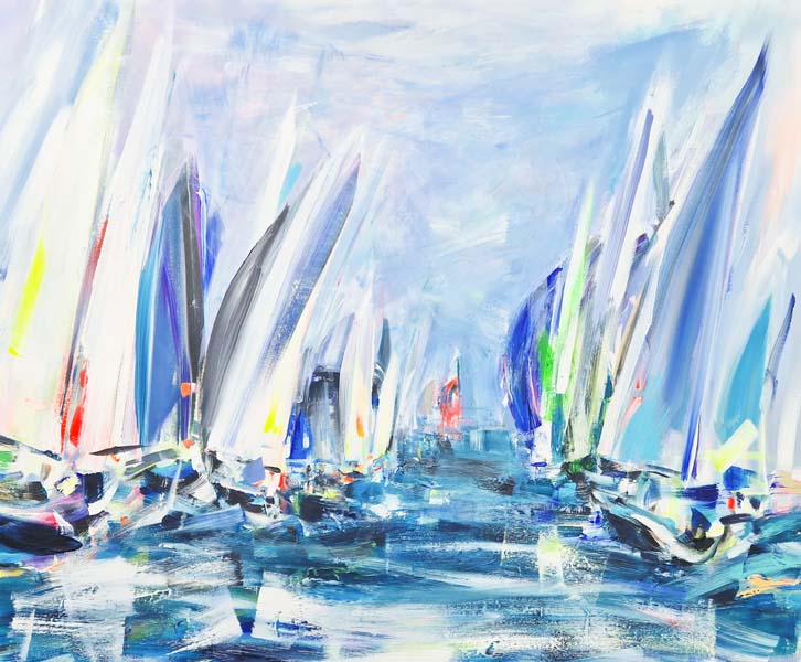 Jacquie Turner ref 995 Winter Race 5 (760 mm x 910 mm)