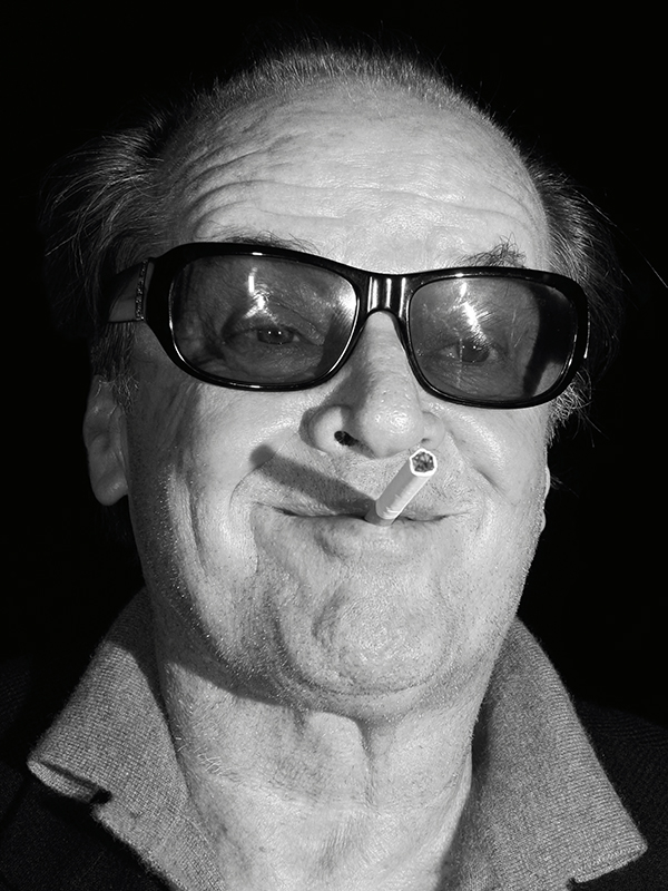 Jack Nicholson B&W Portrait