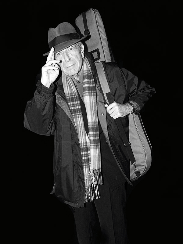 Loeonard Cohen B&W