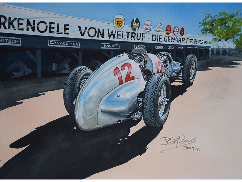 Mercedes W125 at rest Goodwood