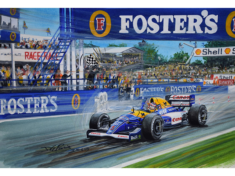 Nigel Mansell 1992 British GP Winner