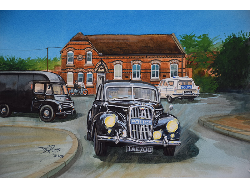 Wolseley 6-80 Newport Pagnell Police Station